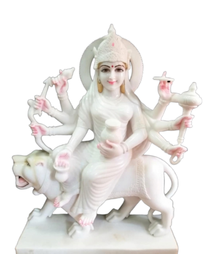 Durga Ji Marble Statue