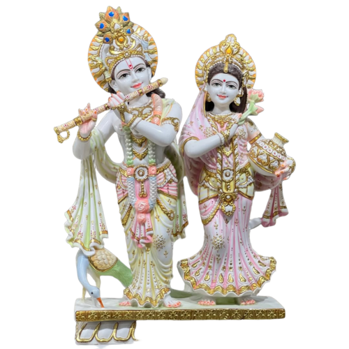 Krishn Jodi White Murti