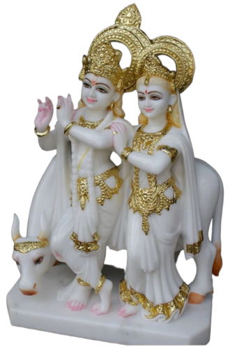 Marble Radha Krishna Statue