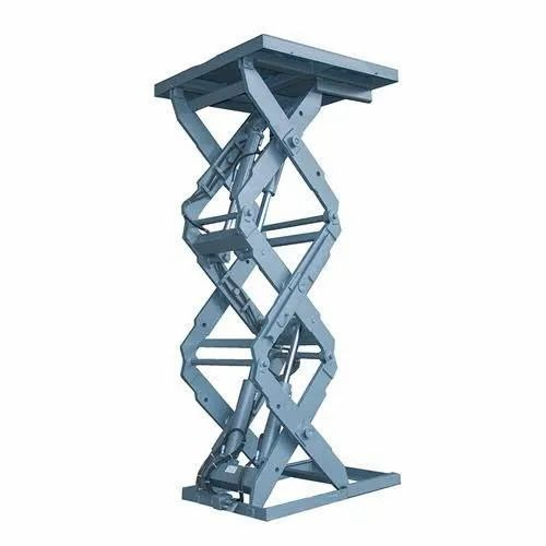 Multi Scissor Lift Table - Color: Silver