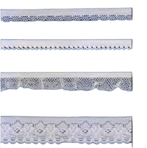 Picoting Elastics - Color: White