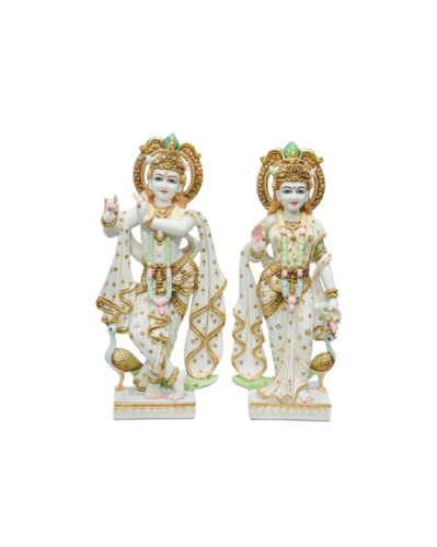 Radha Krishan Marble Statue