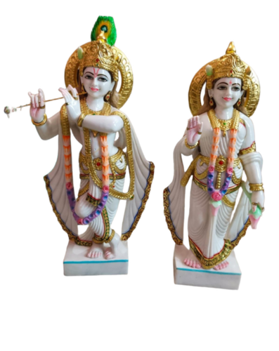 Radha Krishna Jodi Marble Murti