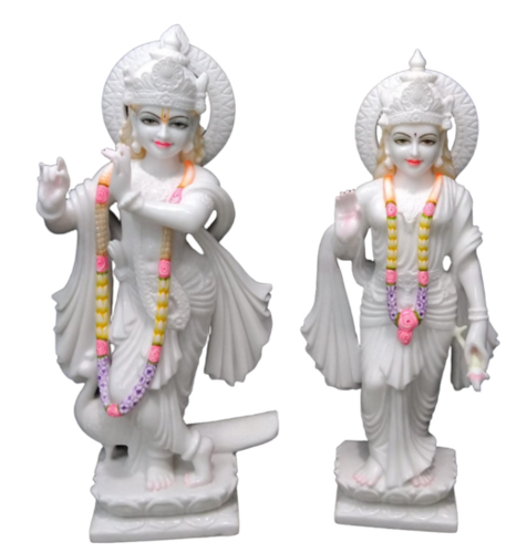 Radha Krishna Marble Sculpture