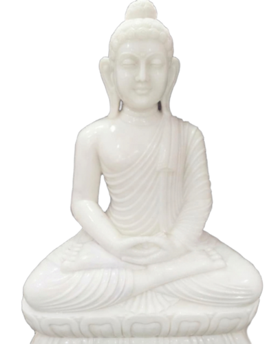 White Marble Buddha Statue