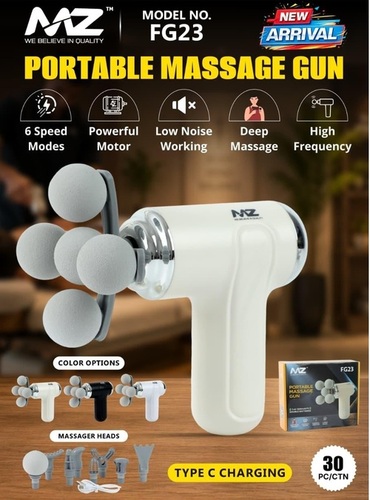 Mz Fg23 Portable Electric Massage Gun 5 ball head