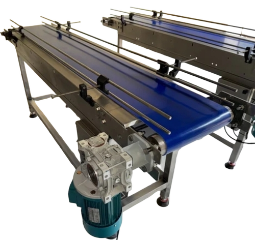50 Hz Belt Conveyor System - Color: Blue