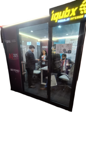 Iqubx Op03M Acoustic 4 Seater Meeting Pod - Application: Open Offices