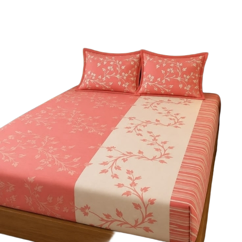Printed Bedsheet Set 2 Pillow Cases 