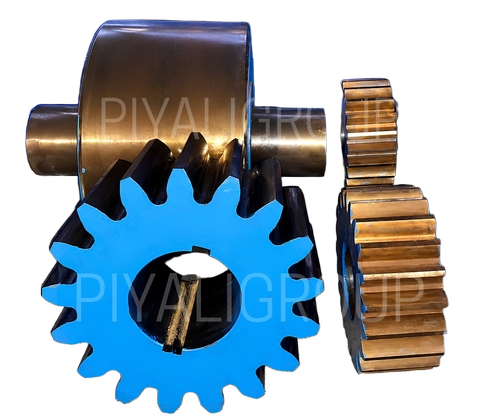 Rotary Kiln Pinion Gears And Support Rollers - Capacity: 50Tpd To 600Tpd & 900Tpd Up To 1200 Tpd