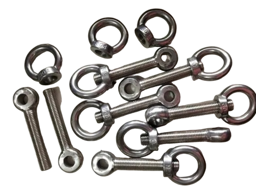 Stainless Steel Eye Nut - Color: Silver