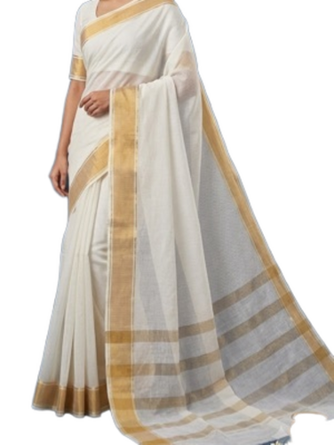 Trendy Kerala Cotton Sarees - Occasion: Festive