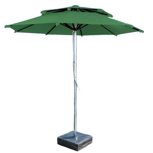 15 Feet Center Pole Garden Umbrella - Color: Green