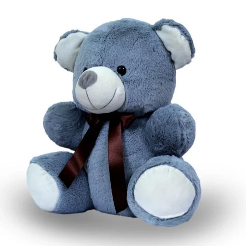 Blue And White Plush Teddy Bear