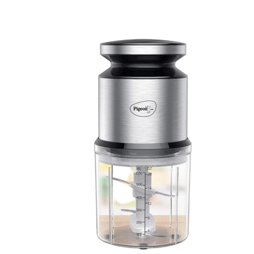 Pigeon Ultra Fast 400 Watts Electric Chopper - Features: Twin Blade Technology