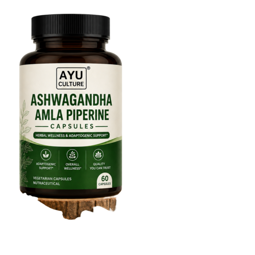 Ashwagandha Amla Piperine Capsules - Age Group: For Adults