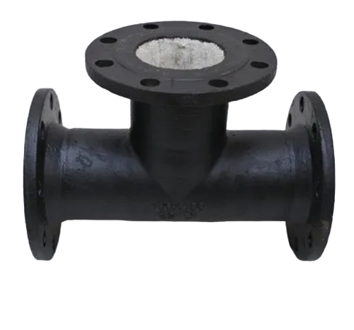 Ductile Iron All Flanged Tees - Color: Black