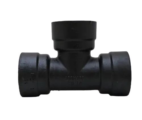 Ductile Iron All Socket Tee - Color: Black