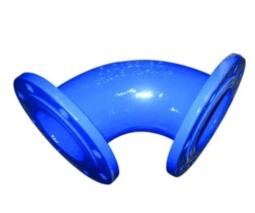 Ductile Iron Double Flanged Bend 45 Degrees - Color: Blue