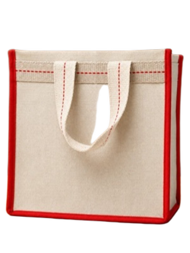 Cotton Canvas Bags - Durable 300 GSM Canvas, Multiple Sizes, White | Zip Closure, Hand Length Strap, Customized Printing & Branding