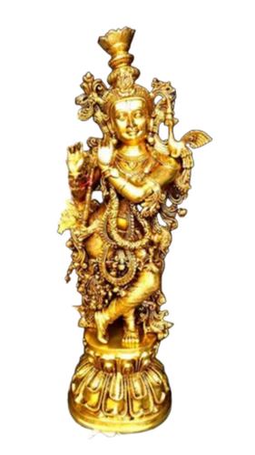 Radha Krishna Metal Statue