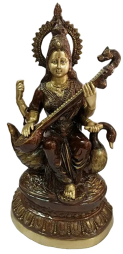 Saraswati Metal Statues