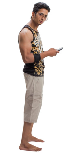 Mens Jamaican Casual Bermuda - Color: Gray