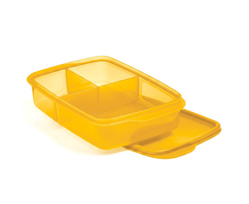 Plastic Lunch Box - Color: Orange