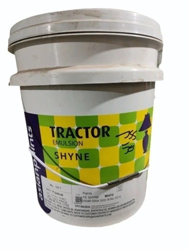 20 L Asian Paints Tractor Emulsion Shyne - Application: For Exterior And Interior Walls