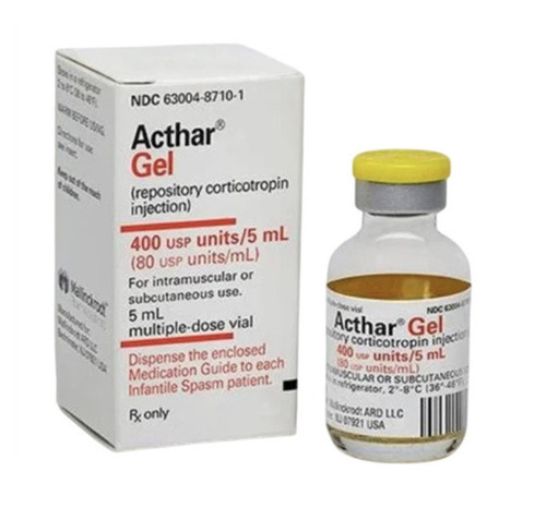 Acthar Gel Repository Corticotropin Injection - Injectable Gel, Liquid Dosage | Anti-Inflammatory, Prescription Use, 2 Years Shelf Life
