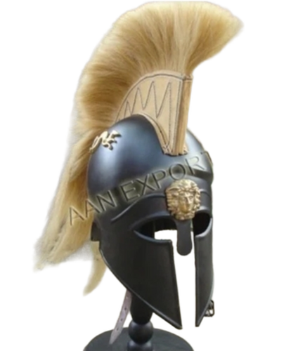 Corinthian Helmet With Plume - Color: Silver