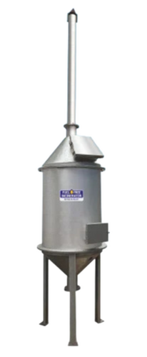 Fuel Free Solid Waste Incinerator - Color: Silver