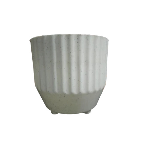 12 Inch Planters With Legs - Color: White
