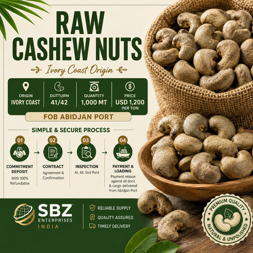 Raw Cashew - Color: White