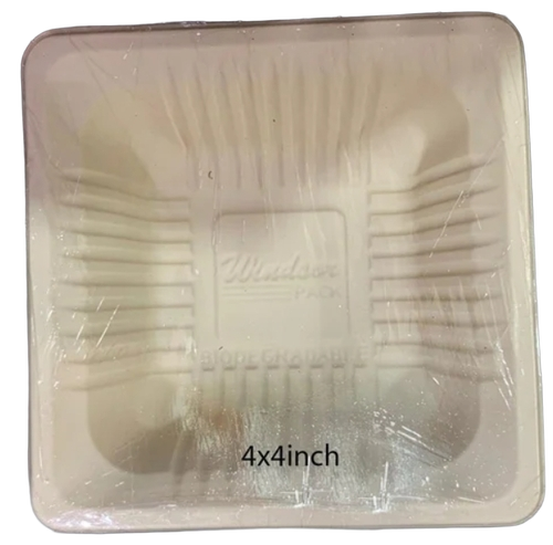4X4 Starch Bowl - Color: Beige
