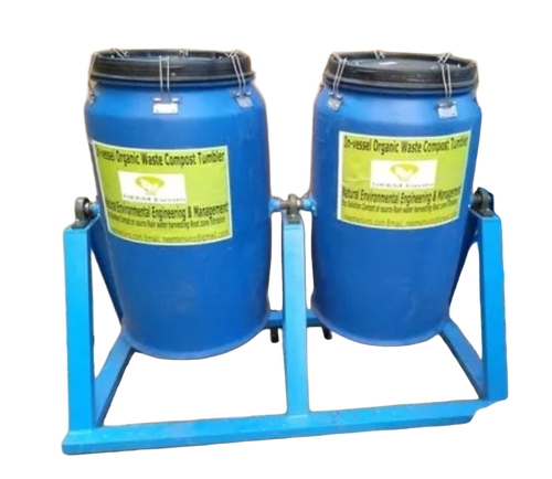 Automatic Organic Waste Compost Tumbler Bin - Capacity: 450 Ltr