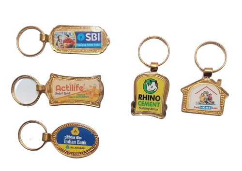 Golden Color Metal Key Chain