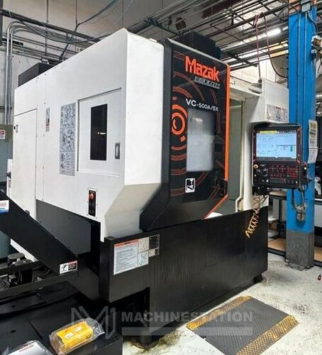 Mazak Vc-500A/5X 5-Axis Cnc Vertical Machining Center Tsc 12000 Rpm Mill - Capacity: Maximum Workpiece Size: A 500 Mm A 305 Mm