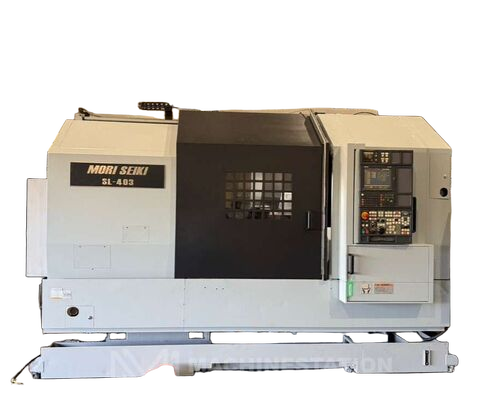 Mori Seiki Sl-403B/800 Cnc Turning Center 18 Inches Chuck Big Bore Lathe - Color: White