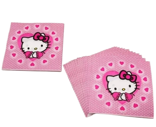 Pink Fancy Party Tissue - Material: Microfiber