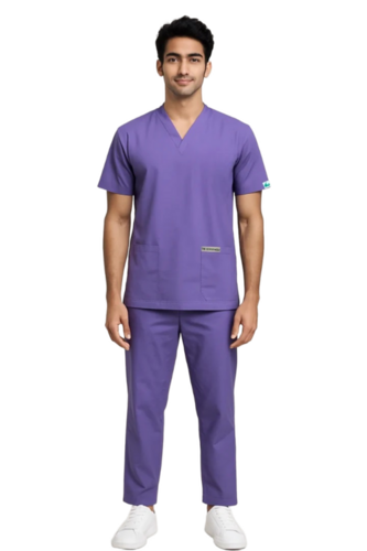 Prestige 4 Pocket V Neck Men Scrub Suit