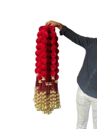 Hanging Ball Garland - Material: Fabric