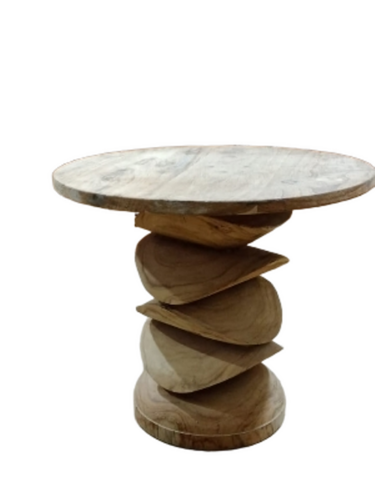 Wooden Coffee Table - Artwork: Crafted