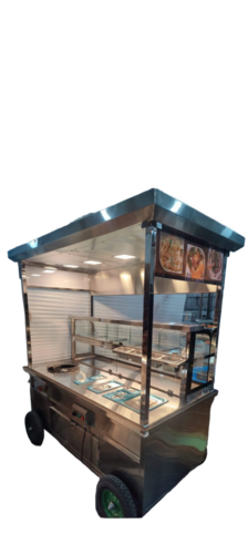 Fast Food Display Counter 4 Feet