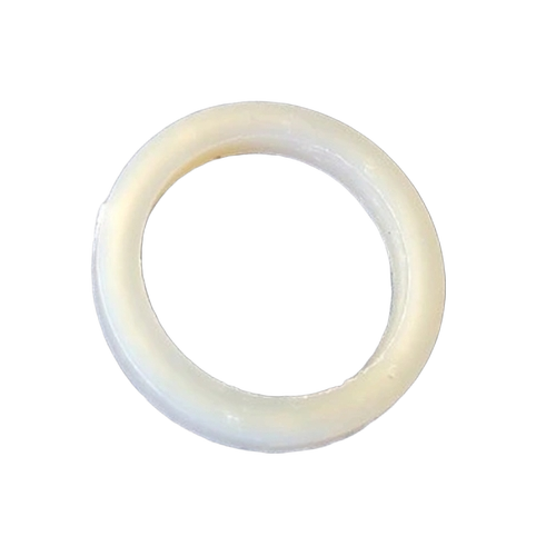22Mm White Silicone Washer - Diameter: 22 Mm