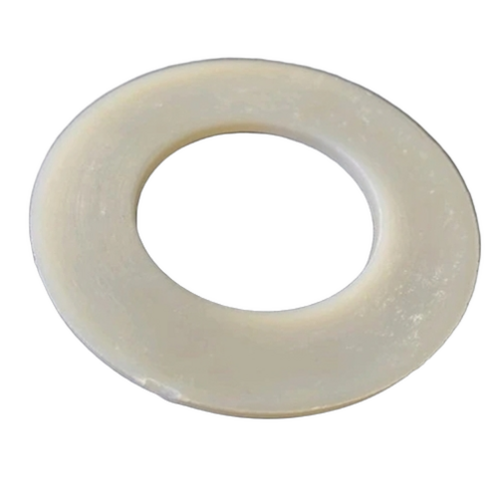 25Mm White Silicone Washer - Diameter: 25 Mm