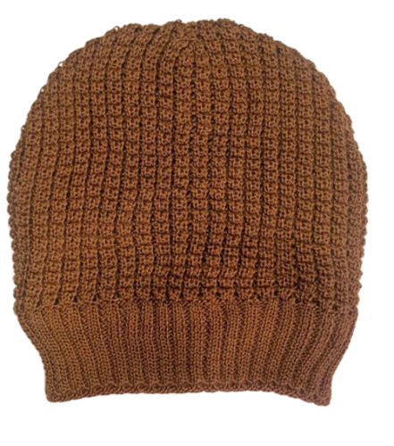 Brown Woolen Knitted Cap