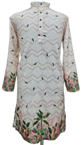 Crochet Work Daamnd Kurta