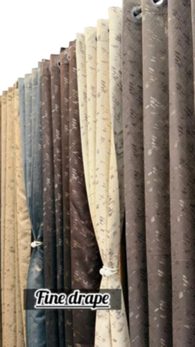 Dune Blackout Multifoil Design Curtain Fabric