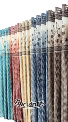 Glory Patch Printed Polyester Curtain Fabric